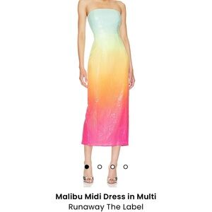 Ombré runaway the label Malibu midi dress